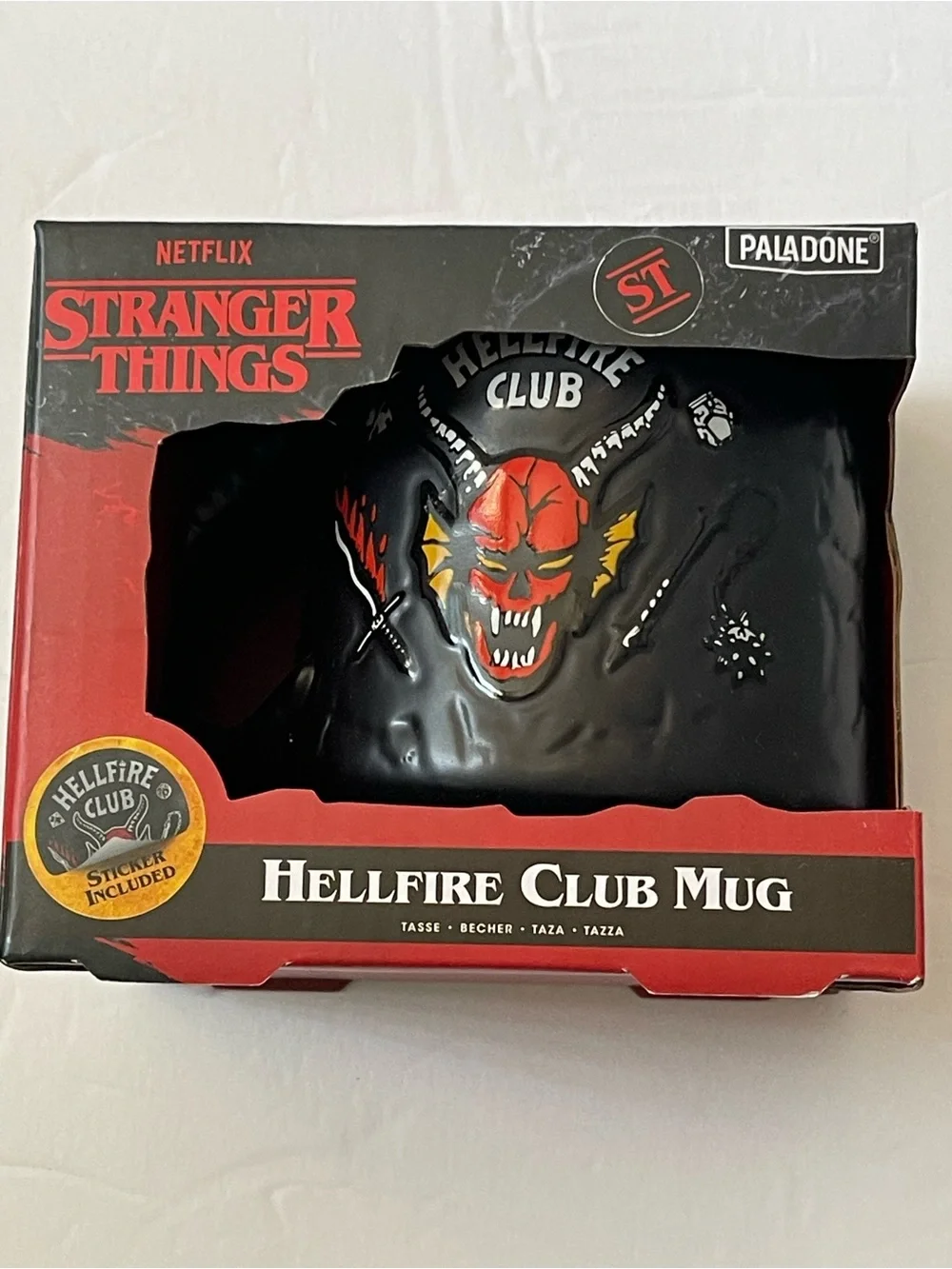 Stranger Things | Hellfire Club Demon Embossed Coffee Mug - Picture 4 of 8